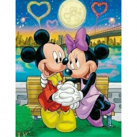 Mickey Mouse - Full Round Diamond Painting(40*50cm)