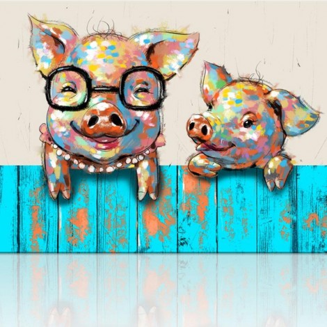 Pig - Full Round Diamond Painting