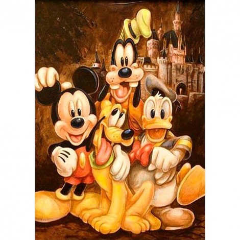 Mickey Mouse - Full Round Diamond Painting