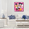 Mickey Mouse - Full Round Diamond Painting(30*30cm)