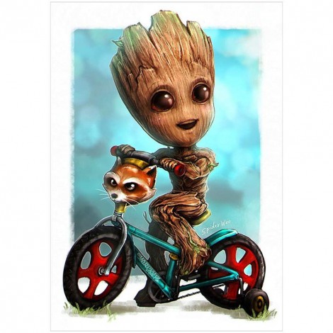 Groot - Full Round Diamond Painting