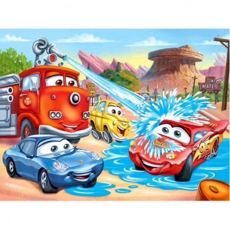 Cartoon Car - Full Round Diamond Painting