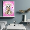 Little Tiger-Full Round Diamond Painting