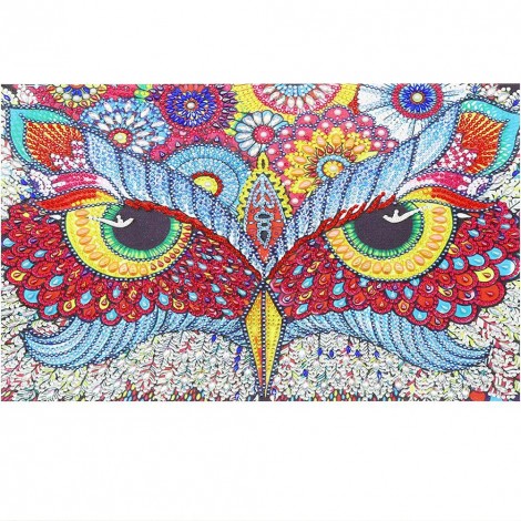 Owl - Crystal Rhinestone Diamond Painting