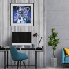 Luminous Little Tiger- Full Round Diamond Painting