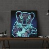 Luminous Little Tiger- Full Round Diamond Painting