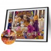 Cat Dog Family - Full Round Diamond Painting