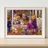 Cat Dog Family - Full Round Diamond Painting