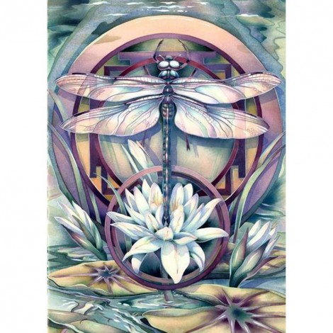 Dragonfly - Full Round Diamond Painting