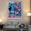 Colorful Butterfly - Partial Round Diamond Painting