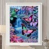 Colorful Butterfly - Partial Round Diamond Painting