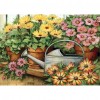 Flower Garden- Full Round Diamond Painting