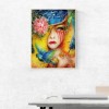 Flowers Girl - Full Round Diamond Painting