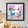 Butterfly Girl - Full Round Diamond Painting