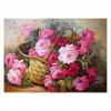 Flower Basket - Partial Round Diamond Painting