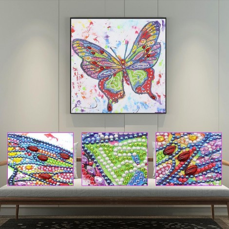 Butterfly - Crystal Rhinestone Diamond Painting