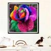 Colorful Rose - Partial Round Diamond Painting