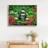 Flower Scenery - Full Round Diamond Painting