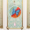 DIY Diamond Painting Blue Butterfly Tassel Wall Picture Embroidery Ornament