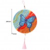 DIY Diamond Painting Blue Butterfly Tassel Wall Picture Embroidery Ornament