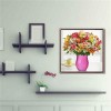 Flower Vase - Full Round Diamond Painting