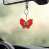 Butterfly Keychain- Bead Embroidery