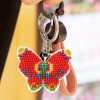 Butterfly Keychain- Bead Embroidery