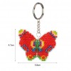 Butterfly Keychain- Bead Embroidery