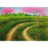 Flower Scenery - Full Round Diamond Painting