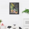 Flower Pot Blackboard - Full Round Diamond Painting