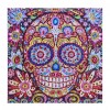 Flower Skull Head - Crystal Rhinestone Diamond Painting