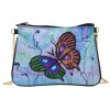 DIY Butterfly Special Shaped Diamond Painting Leather Chain Crossbody Bags