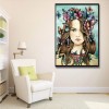 Butterfly Girl - Full Round Diamond Painting