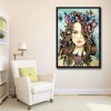 Butterfly Girl - Full Round Diamond Painting