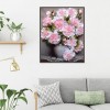 Pink Flower - Full Round Diamond Painting