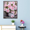 Pink Flower - Full Round Diamond Painting