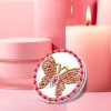 Portable DIY Special Shaped Diamond Painting Mini Makeup Mirror (Butterfly)