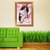 Flower Cat - Partial Round Diamond Painting