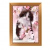 Flower Cat - Partial Round Diamond Painting