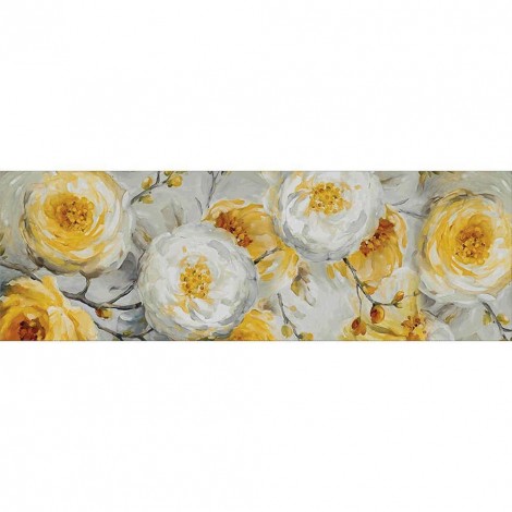 Flower - Full Round Diamond Painting(80*30cm)