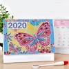 DIY Butterfly Special Shaped Diamond Painting Mini 2020 Table Calendar Gift