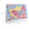 DIY Butterfly Special Shaped Diamond Painting Mini 2020 Table Calendar Gift