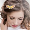 3pcs Butterfly Rhinestone Hair Clip DIY Crystal Bowknot Barrettes