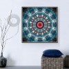 Geometric Flower - Full Round Diamond Painting