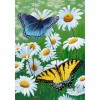 Flower Butterfly - Full Round Diamond Painting