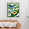 Flower Butterfly - Full Round Diamond Painting