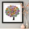 Flower Tree - Crystal Rhinestone Diamond Painting