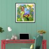 Flower Little Girl - Full Round Diamond Painting