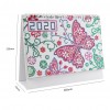 DIY Butterfly Special Shaped Diamond Painting 2020 Table Calendar Planner