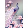 Flower Peacock - Full Square Diamond Painting